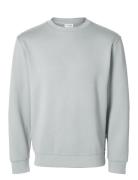 Selected Homme Slhemanuel Soft Crew Neck Sweat Noos Grå