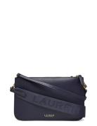 Lauren Ralph Lauren Leather Medium Landyn Crossbody Bag Marinblå