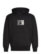 Calvin Klein Jeans Small Ck Box Hoodie Svart