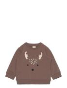 Lindex Sweatshirt Reindeer Brun