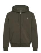 Polo Ralph Lauren Double-Knit Full-Zip Hoodie Khaki Green