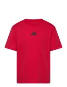 Adidas Sportswear J Sl Tee 160 Röd