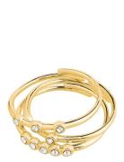 Pilgrim Sloan Recycled Rings 3-In-1 Set Guld