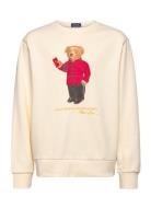 Ralph Lauren Kids Lunar New Year Polo Bear Sweatshirt Kräm