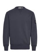 Calvin Klein Jeans Badge Crew Neck Marinblå