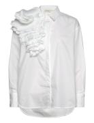 Copenhagen Muse Cmpleat-Frill-Shirt Vit