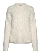 Weekday Cable Knit Sweater Vit