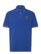 Polo Ralph Lauren Classic Fit Polo Bear Mesh Polo Shirt Blå