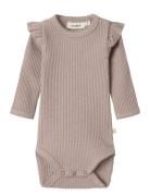 Lil'Atelier Nbfraja Sao Ls Slim Body Lil Beige