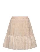 Huttelihut Skirt Gold Tulle Beige