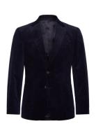 GANT Slim Cord Suit Jacket Marinblå