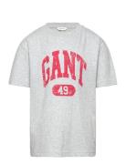 GANT Gant 49 Arch Relaxed T-Shirt Grå