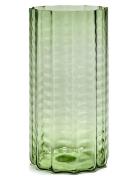 Serax Vase N°3 Green Transparent Waves Grön