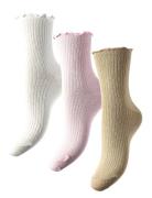 Pieces Pcafia 3-Pack Socks Vit