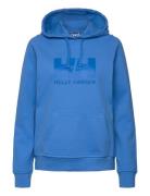 Helly Hansen W Hh Logo Hoodie Blå