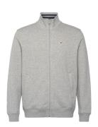 Tommy Jeans Tjm Reg Fleece Zip Thru Ext Grå