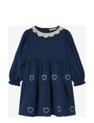 Fliink Elmo Heart Ls Dress Marinblå