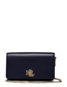 Lauren Ralph Lauren Leather Crossbody Turn-Lock Tech Case Svart