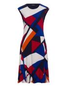 Lauren Ralph Lauren Print Stretch Jersey Dress Multi/patterned