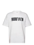 Double A By Wood Wood Wwasa Humaan Tshirt Vit