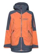 Bergans Myrkdalen V2 3L W Jacket Cantaloupe/Orion Blue Xs Blå