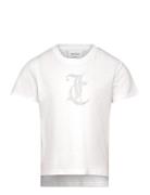 Juicy Couture Tonal Diamante Tee Vit