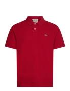 GANT Reg Shield Ss Pique Polo Röd