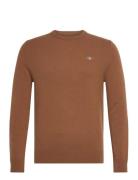 GANT Extrafine Lambswool C-Neck Brun