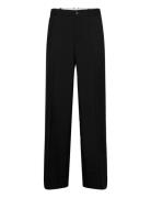 Weekday Low Loose Suit Trousers Svart