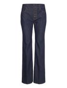 Lauren Ralph Lauren High-Rise Flare Jean Blå