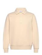 Mango Brushed Polo Sweatshirt Regular Fit Gul