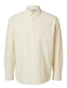 Selected Homme Slhregrick-Ox Shirt Ls Noos Kräm