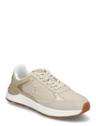 Tommy Hilfiger Casual Fashion Runner Lthr Mix Beige