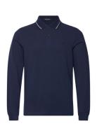 Fred Perry Ls Twin Tipped Fp Shirt Marinblå