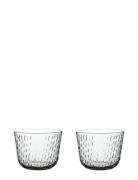 Marimekko Home Syksy Glass Tumbler 2Dl 2 Pcs Nude