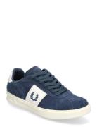 Fred Perry B4 Suede/Leather Marinblå