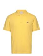 GANT Reg Shield Ss Pique Polo Gul