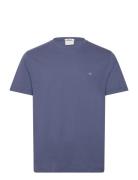 GANT Reg Shield Ss T-Shirt Marinblå