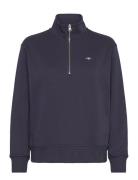 GANT Shield Half-Zip Marinblå