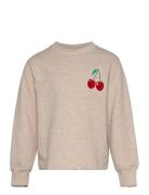 The New Tnnatasha Melange Sweatshirt Beige