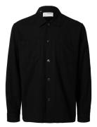 Selected Homme Slh-Brody Sun Overshirt Ls Noos Svart