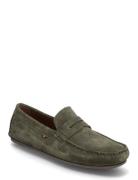 Tommy Hilfiger Casual Hilfiger Suede Driver Khaki Green