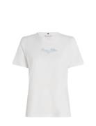 Tommy Hilfiger Reg Script C-Nk Tee Ss Vit