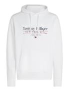 Tommy Hilfiger Hilfiger Center Stack Hoody Vit