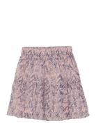 Creamie Skirt Flower Dobby Rosa