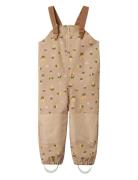 Name It Nmfalfa08 Softshell Bib Pant Aop Fo Beige