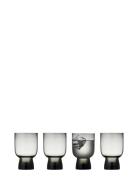 Lyngby Glas Water Glass Sorrento 4 Pcs Grå