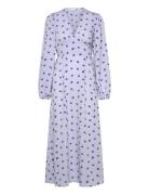 Bubbleroom Balloon Sleeve Maxi Dress Blå