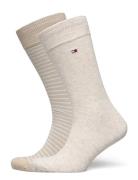 Tommy Hilfiger Th Men Small Stripe Sock 2P Beige