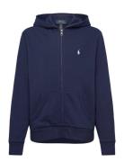 Ralph Lauren Kids French Terry Full-Zip Hoodie Marinblå